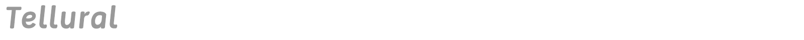 Tellural font preview